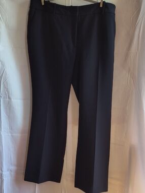 Talbots Navy Straight-Leg Dress Trousers